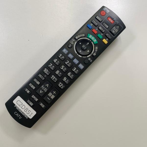 C2D851 TV リモコン / パナソニック Panasonic N2QAYB000573 動作確認済み 即発送 ...