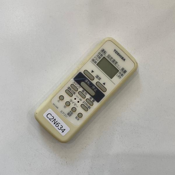 C2N634 エアコン リモコン / TOSHIBA 東芝 WH-D6B 冷房 暖房 動作確認済み 即発送