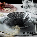 fiona / フィオナライトミール ガラス プレート＆ボウル セット 全2色BOX入 シンプル 食器 北欧 カフェごはん おしゃれ 皿 器 新居祝い 新生活 結婚 お祝い ギフトボックス 化粧箱 プレゼント 夏 涼し気 そうめん