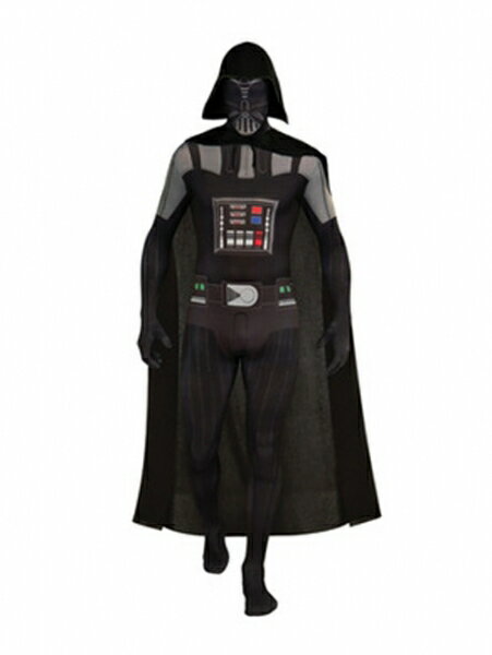 STAR WARS Darth Veder skin Suit スターウォーズ　ダースベーダーメンズ 大人 男性用　紳士用簡単 あす楽 仮装