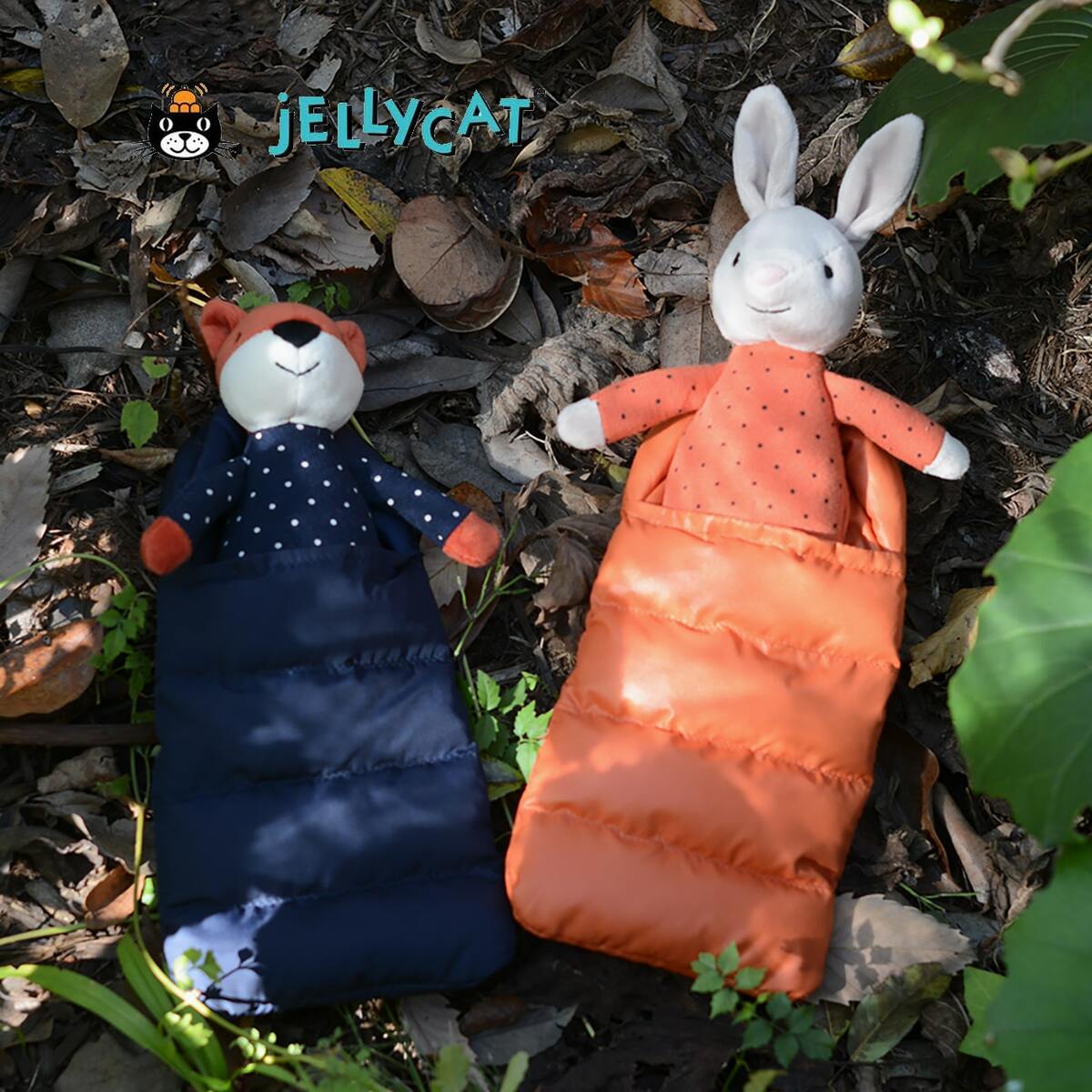 Jellycat Snuggler Bunny　Snuggler FOXジェリーキャット　スナグラー寝袋　アウトドア　シュラフうさぎ　きつね　ウサギ　キツネ