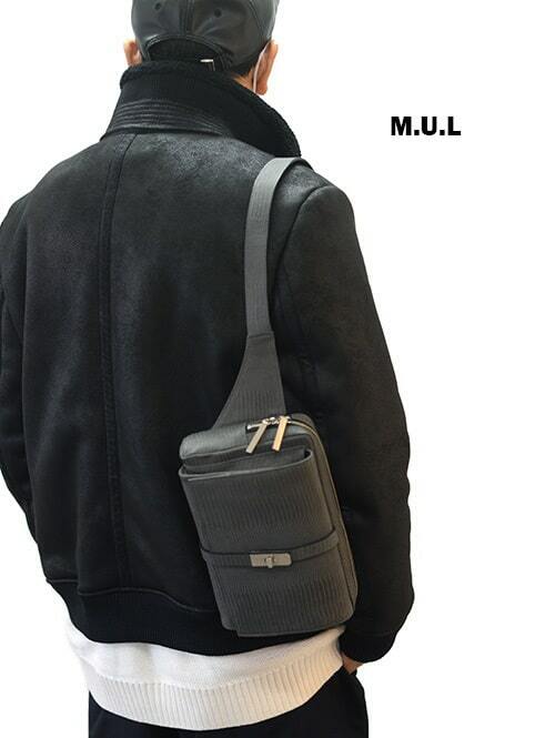 M.U.L Leather Хå ꥶɷ쥶 ȥ  ס㥳륰졼GREY쥶Хå...