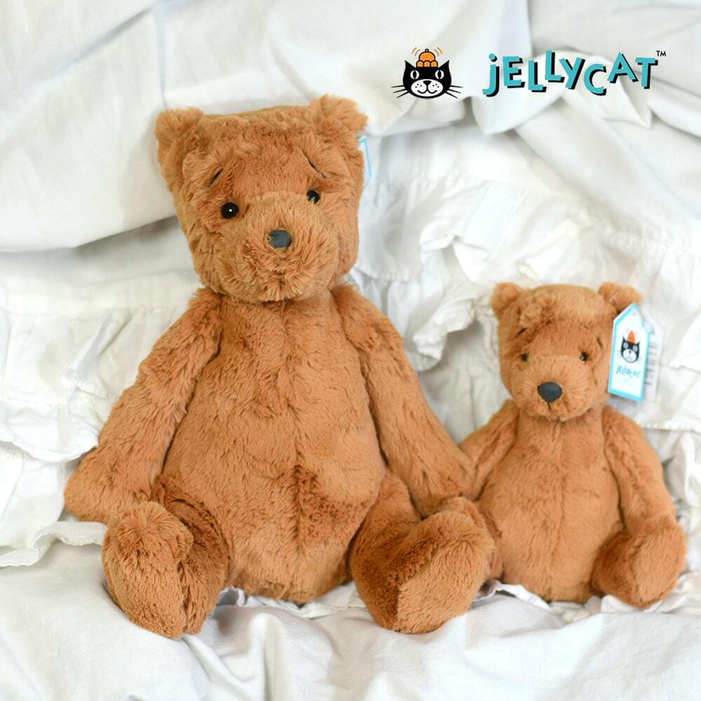 【正規販売代理店】【選べるラッピング】Jellycat Ginger Bear Smallジェリーキャット　S　ジンジャー ベア　Sサイズ　17センチ クマ 正規代理店 正規販売店　原宿 エトフイギリス 輸入品くま　ぬいぐるみ　クマの縫いぐるみのサムネイル