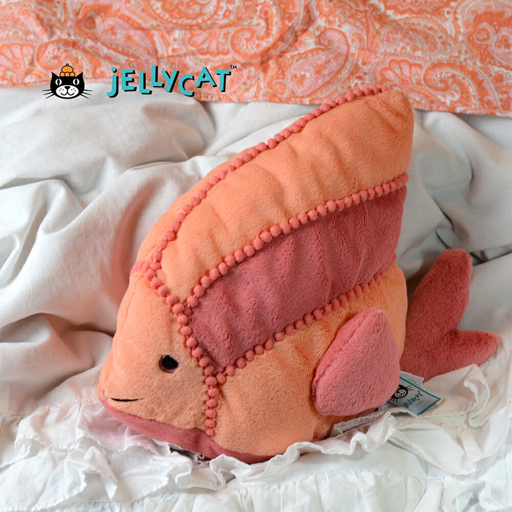 【正規販売代理店】【ラッピング】 Jellycat Neo Fishジェリーキャット ネオフィッシュ熱帯魚　魚の縫いぐるみ　さかな　エンジェルフィッシュ正規代理店 輸入品　正規品　エンゼルフィッシュのサムネイル