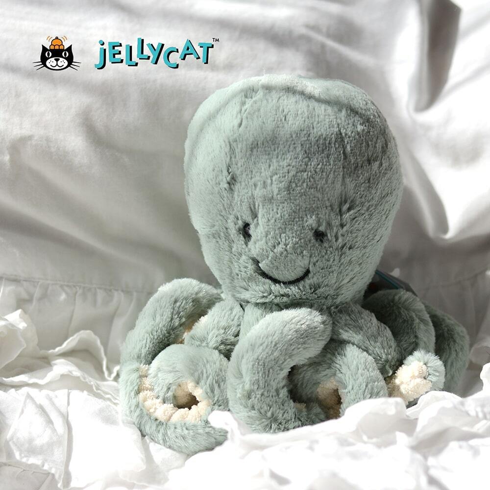 【正規品】【ラッピング無料】Jellycat Odell Octopus Littleジェリーキャット　タコ　タコの縫いぐるみ　たこのぬいぐるみ 正規販売店　原宿 エトフ イギリス 輸入品