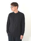 OLD DERBY KNITWEAR Cable Crew Knit オールドダービー ケーブル柄 ニット