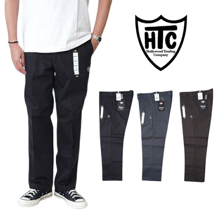 Rakuten - HTC Dickies Pants #Flower Stone Turquoise エイチティーシーディッキーズ　874　スタッズ　フラワーストーン　ターコイズ　ワンポイント