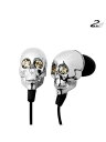 2 ME Style - Earphones In-Ear Skull & Swarovski Crystals gD[~[ CtH hN XJ Vo[