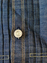 LEVI'S VINTAGE CLOTHING リーバイス ヴィンテージクロージング 1880 Triple Pleat Blouse Limited production brand new トリプルプレートブラウス 復刻デザイン 限定品 インディゴ セルビッチデニム アメリカ製 ジージャン