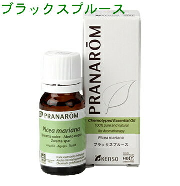 プラナロム ブラックスプルース 10ml p-146 ※正規品 ※ケモタイプ精油成分分析表付 ※農薬検査済み ※安全・安心のアロマテラピー ケモタイプ 精油 エッセンシャルオイル オーガニック アロマオイル PRANAROM 健草医学舎 送料無料