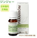 プラナロム ジンジャー 10ml ※安心の正規輸入 ※成分分析表付き ※国内にて再農薬検査済 ※100%天然のアロマテラピー ケモタイプ エッセンシャルオイル 精油 オーガニック 無添加 アロマオイル PRANAROM 送料無料 p-188