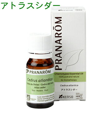 プラナロム PRANAROM 精油 アトラスシダー 解説やさしくウッディな樹木の香り、心を勇気づけて不安を取り去ってくれます。プラナロムの精油にはすべて成分分析表がついています。厳しい成分分析をクリアした良質ケモタイプ精油だから、安心・安全・効果的なアロマテラピーにおすすめ。香りによる癒し以外の効果にも期待できます。無添加オーガニックで100%自然・天然のオイルです。プラナロム PRANAROM 精油 アトラスシダー 詳細製造元（ブランド）プラナロム PRANAROM 分類エッセンシャルオイル ( essential oil ) 精油 アロマオイル品番p-27精油名アトラスシダー学名Cedrus atlanica香りのイメージ森林浴容量・サイズ10ml科名マツ科主な産地モロッコ蒸留部位木部蒸散速度ミドルノート（高）相性の良い精油ロックローズ、シダー、ユーカリ類、ペパーミント、ローズマリー類、ジュニパー、ラベンダー類、パチュリー禁忌事項用法用量を守って使用すれば禁忌なし。注意事項乳幼児、妊産婦、授乳中の女性、てんかん患者には注意して使用する。（ケトン類には神経毒性があるため。また子宮の筋肉収縮作用もあり投与量が多いと流産の危険性もあるため。）備考●開封後は、冷暗所に保管して1年以内を目安にご使用ください。（柑橘系の精油は半年以内に使い切ってください。） ●お子様やペットの手の届かない冷暗所に保管して下さい。●直接皮膚につけたり飲んだりしないで下さい。●引火性がありますので、火気の近くではご使用にならないで下さい。●使用中何らかの異常があった場合には、直ちにご使用を中止し専門家にご相談ください。●プラナロム精油の場合、使用期限がボトルに明記されておりますが、一般的には未開封で約5年です。（柑橘系のオイルは未開封で約3年です。 ）（注1）エッセンシャルオイル （精油）や、キャリアオイル（植物油）などの油分を含むものは空輸できない商品です。そのため沖縄・離島への発送は船便となり通常お届け予定日数に加えて2日〜4日ほど長くかかります。予めご了承願います。（注2）13時以降のご注文に対しての当店からの「注文確定メール」は翌営業日に発信となる場合がございます。予めご了承願います。エトワールライフ 楽天市場店プラナロム精油 アトラスシダー香りのイメージ：森林浴香りの特徴：やさしくウッディな樹木の香り、心を勇気づけて不安を取り去ってくれます。蒸散速度：ミドルノート（高）相性の良い精油：ロックローズ、シダー、ユーカリ類、ペパーミント、ローズマリー類、ジュニパー、ラベンダー類、パチュリー※その他の特徴はページ下部でご確認いただけます。プラナロム精油が選ばれる理由一般的なアロマオイルは植物の種類で分類されます。プラナロム社の精油はそれと違って、化学的に分析し特徴的な成分の含有率で分類・同定するケモタイプという分類法を継承しています。フランスやベルギーではアロマテラピーを療法として実践します。使用する精油には、病気や症状に対して有効な成分が含まれていなければなりません。そこで選ばれるのが成分分析されたケモタイプの精油です。安全で効果的なアロマテラピーを実践するためには、ケモタイプのプラナロム精油が必要不可欠です。・ケモタイプについてもっと知りたい成分分析表つきで安全・安心プラナロム社の精油はロットごとに成分分析されて、高い品質を保っています。そのうえ日本では安全性を一層高めるため、正規輸入代理店のKENSO（健草医学舎）が、輸入する精油のすべてのロットを国内で再分析しています。精油に付属している成分分析表は、万が一を許さない日本独自の品質証明です。アロマの楽しみ方お部屋でディフューザーで香らせる。お風呂でバスオイルと混ぜて入浴する。お肌に手作りクリームでスキンケア。ノドにお湯にたらしてタオルをかぶる。・アロマの楽しみ方をもっと知りたい・アロマクラフトの作り方を知りたい他の精油をお探しですか？成分分析表付きのプラナロム精油やKENSO精油など100種類以上のアロマオイルを取り揃えております。≫精油（エッセンシャルオイル ）を探すならここをクリック『ご購入特典』〜エッセンシャルオイル 選びに最適〜プラナロムおよび健草医学舎の製品をご購入頂きましたお客様に、自分にあったアロマアイテム選びに役立つ小冊子をプレゼントさせて頂きます。● ● ケモタイプ精油マニュアルカタログにはケモタイプ精油の基礎知識や各商品について簡潔な説明があります。マニュアルには、マッサージオイルやハンドクリームなどの簡単な調合方法が掲載されています。小さな冊子ですが、大変参考になると評判です。是非ご活用くださいませ。