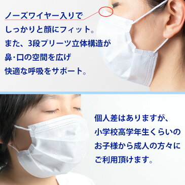 【当日発送 送料無料 あす楽】マスク 1000枚 セット 在庫あり 検査済み 口元ワイヤー 国内発送 安い 箱 即納 即日 白 衛生用品 最短 すぐ発送 使い捨て ウイルス対策 ウィルス 大量 注文 大人用 男女兼用 販売中 1箱 ますく レギュラー 不織布マスク m mask 即日発送