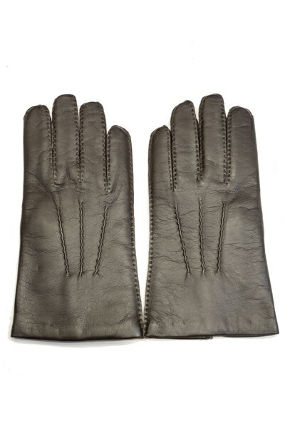 デンツ手袋(DENTS) メンズ用レザーグローブ（革手袋／LEATHER GLOVE）ヘアシープスキン(SHEEPSKIN)ラムズウールライニング No.5-1527 ブラウン(BROWN)