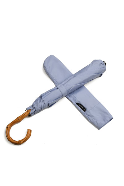フォックス・アンブレラズ フォックスアンブレラ FOX UMBRELLAS 折畳み傘 TL12モデル ペールブルー ワンギーハンドル細身傘 晴雨兼用