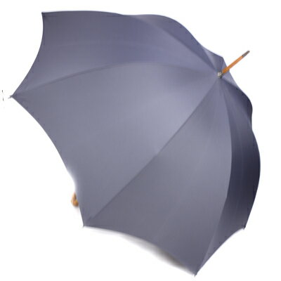フォックスアンブレラ フォックス・アンブレラズ FOX UMBRELLAS GT9モデル ワンギーハンドル細巻き傘 (蝙蝠傘、雨傘) ミッドグレーガヴァー無地