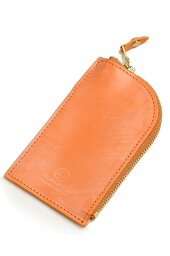 グレンロイヤル キーケース グレンロイヤル GLENROYAL 03-6255 ラウンドジップキーケース カードポケット付き オレンジ フルブライドルレザー