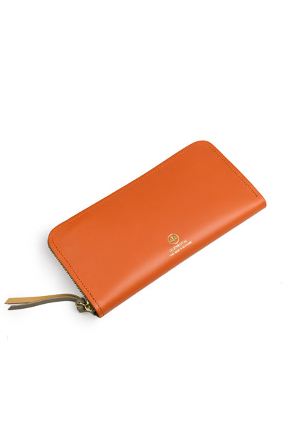 グレンロイヤル 財布（レディース） グレンロイヤル GLENROYAL 03-5969 オレンジ x トープ ジップアラウンドロングパース グレイスコレクション