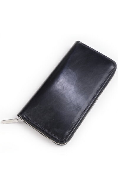 ホワイトハウスコックス 長財布（メンズ） ホワイトハウスコックス S2622 ロングジップウォレット ブラック ブライドルレザー ジップ長財布