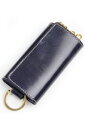 ホワイトハウスコックス Whitehouse Cox s9692 リング付キーケース ネイビー ブライドルレザー