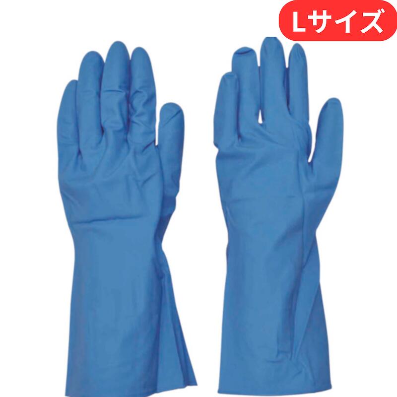 Rakuten - ダンロップ　No910 ニトリルうす手　No910　サイズL　10双入　ブルー　炊事　メンテナンス　ニトリル手袋　ダンロップホームプロダクツ　食品加工　油作業　薬品作業　自動車作業　機械作業　水産加工