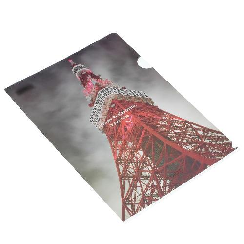 クリアホルダー A4 (片面透明) タワー2 TOKYO クリアファイル 収納 風景 公式通販サイト