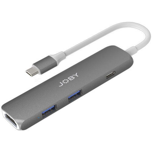 Rakuten - JOBY JB01821-BWW [4-in-1 USB-C ハブ (USB-C PD、USB-A x 2、4K HDMI)]