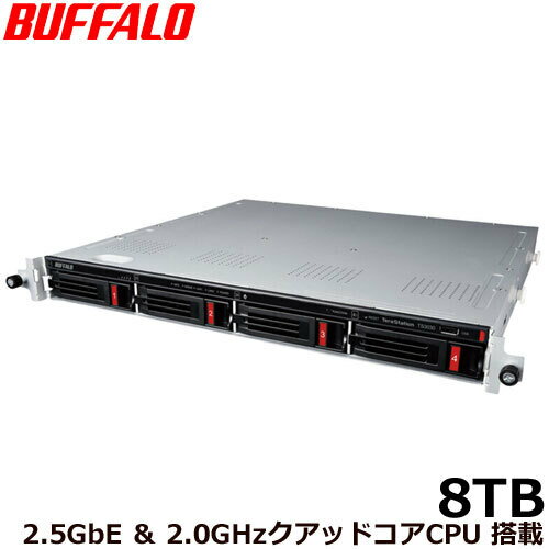 NAS バッファロー TS3430RN0804 [TS3430RNシリーズ 4ベイラックマウントNAS 8TB]