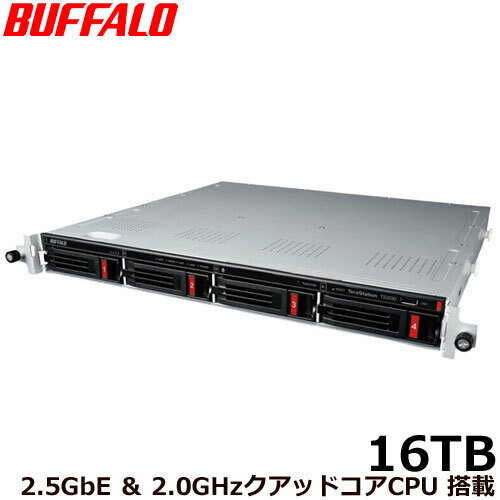 NAS バッファロー TS3430RN1604 [TS3430RNシリーズ 4ベイラックマウントNAS 16TB]