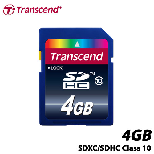 Transcend(トランセンド)/TS4GSDHC10 [4GB SDHC Class 10]