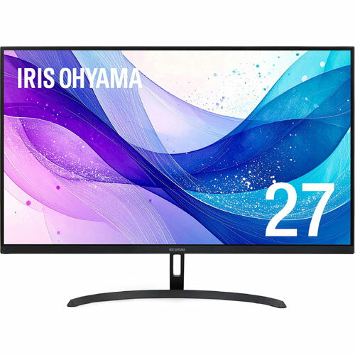 アイリスオーヤマ DT-JF275S-B [27型ワイド液晶ディスプレイ/1920×1080/HDMI、D-Sub15ピン/スピーカー/ADSパネル採用]
