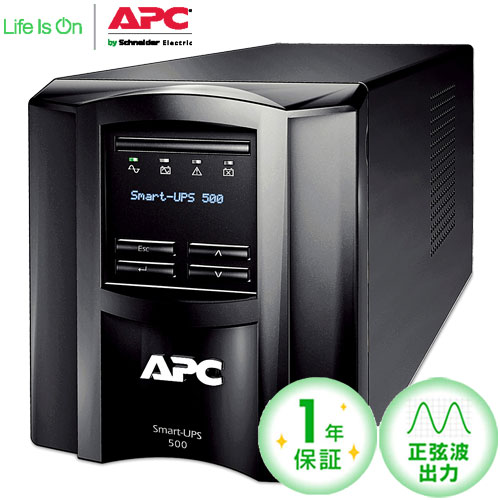 APC Smart-UPS 500 LCD 100V SMT500J E [1ǯݾڥǥ]̵Ÿ֡