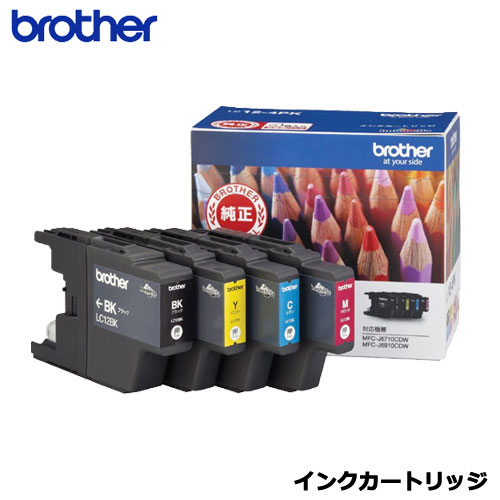 brother(ブラザー) インクカートリッジ LC12-4PK お徳用4色パック 【純正品】