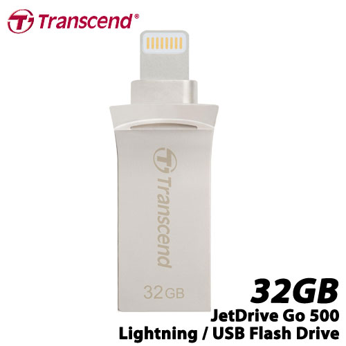 gZh TS32GJDG500S [MfiF؎擾 Lightning USB 3.1 tbVhCu JetDrive Go 500 32GB Vo[]