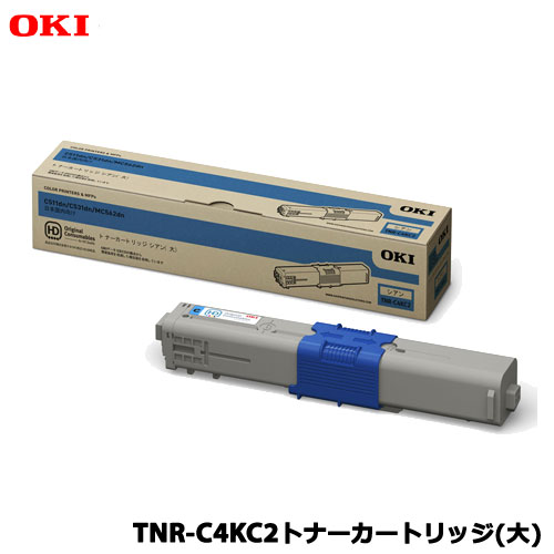 Rakuten - OKI TNR-C4KC2 [トナーカートリッジ(大) シアン (MC562/C531dn/C511dn)]純正品