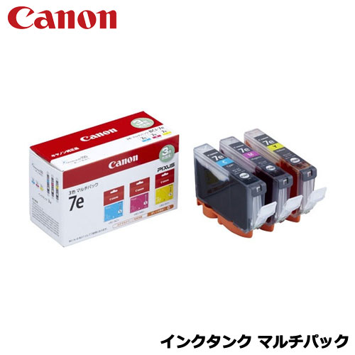 Canon(����Υ�)/BCI-7E/3MP [BCI-7e 3��(C/M/Y) �ޥ���ѥå� 1018B004]������