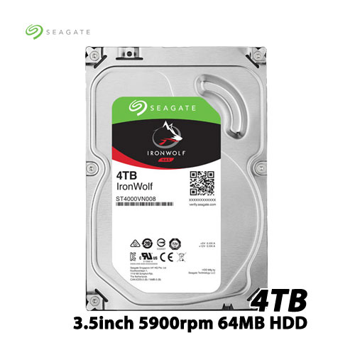 SEAGATE（シーゲート） ST4000VN008 [NAS向けHDD IronWolf（4TB 3.5インチ SATA 6G 5900rpm 64MB）]