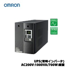 オムロン　BU1002SW [UPS(常時インバータ) AC200V:1000VA/700W:縦置]