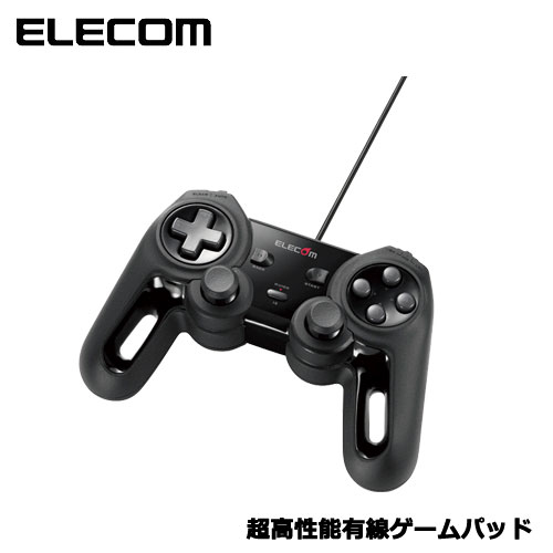 エレコム　JC-U4013SBK [USBゲームパッド/13ボタン/振動/連射/ブラック]
