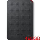 バッファロー SSD-PL480U3-BK/N [USB3.1(Gen1) 小型ポータブルSSD 480GB ブラック]