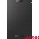 バッファロー MiniStation HD-PCG500U3-BA [USB3.1(Gen.1)対応 ポータブルHDD ブラック 500GB]