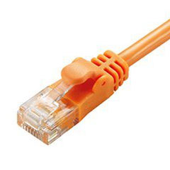 Rakuten - エレコム LD-GPY/DR5 [CAT6準拠 GigabitやわらかLANケーブル 5m(オレンジ)]