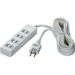 バッファローコクヨサプライ BSTAPSG2410WH [2ピン式電源タップ 4個口 雷サージ防止 1m ホワイト]