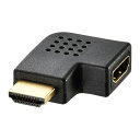 ■HDMI変換アダプター　HDMI(タイプA)オス-HDMI(タイプA)メス●テレビ背面のスペースを有効に利用できるHDMI L型アダプター●画質/音質の劣化を防ぐ金メッキプラグ●対応音声フォーマット：・Dolby Digital・DTS・DVD Audio・SACD・Multi-channel PCM（24bit/192kHzまで）・Dolby Digital Plus・Dolby TrueHD・DTS-HD High Resolution Audio・DTS-HD Master Audio