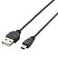 쥳 U2C-MXN25BK [USB2.0֥/A-miniB/˺/2.5m/֥å]