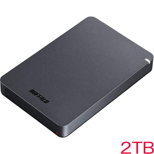 バッファロー HD-PGF2.0U3-BBKA [USB3.1(Gen1) 耐衝撃ポータブルHDD 2TB ブラック]