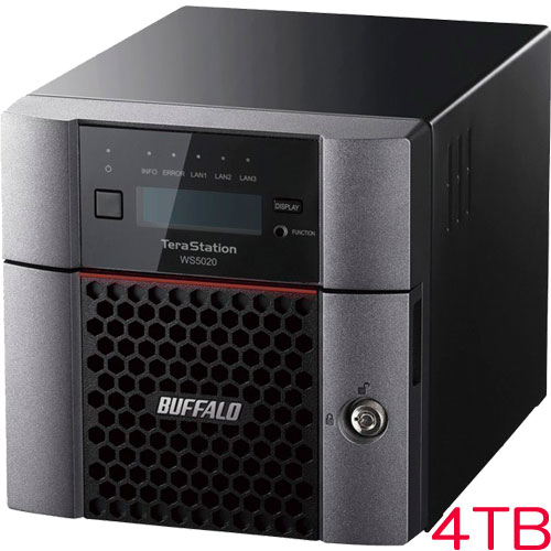 バッファロー TeraStation WS5220DN04W9 [WS IoT2019WE 2ベイデスクトップNAS 4TB]