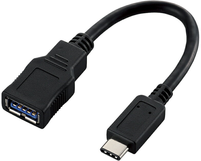 Rakuten - エレコム USB3-AFCM01BK [USB3.1変換ケーブル/Type-C端子/ブラック]