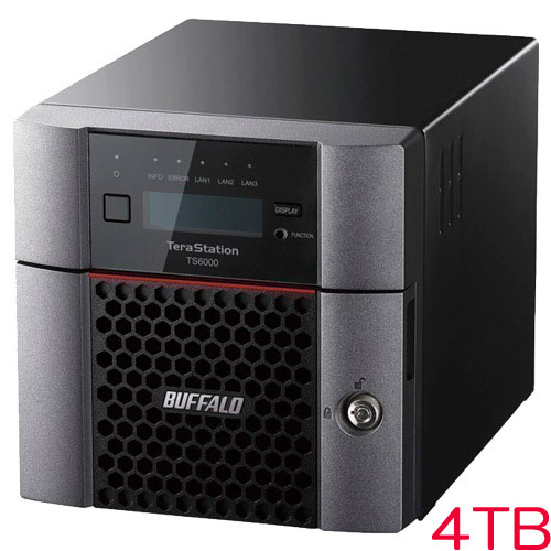 バッファロー TS6200DN0402 TeraStation TS6000 2ベイ デスクトップNAS 4TB