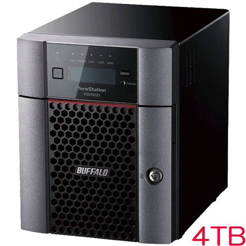 バッファロー TeraStation WSH5420DN04S9 WSH5420DNS9シリーズ 4ベイ デスクトップNAS 4TB